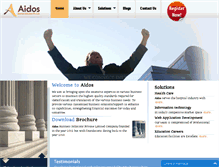 Tablet Screenshot of aidossolutions.com